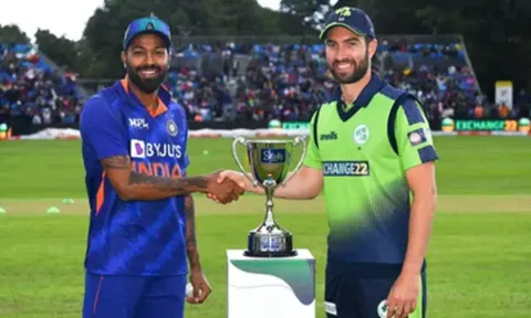 India To Play Three T20Is In Ireland After Playing Five-Match Series Against West Indies