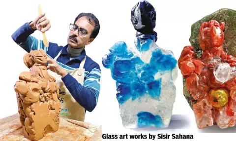Creating magic in glass sculptures