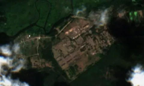 A satellite image appears to show new facilities&nbsp;