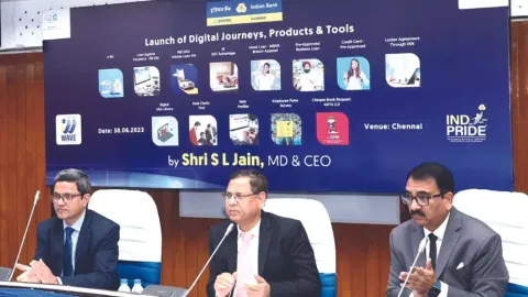 These new services were launched by SL Jain, MD-CEO here in the presence of executive directors of the Bank, Imran Amin Siddiqui, Mahesh Kumar Bajaj and Ashutosh Choudhury