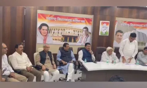 Congress Legislative Party meeting begins in Mumbai (Photo: ANI)