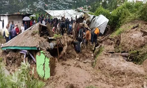 3 killed, two hurt in house collapse. (ANI)