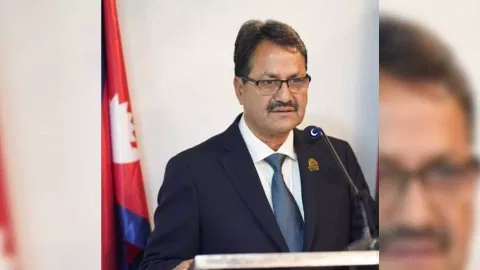 Nepal Foreign Minister NP Saud (Photo: IANS)&nbsp;