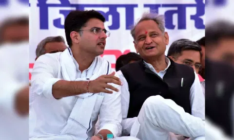 Chief Minister Ashok Gehlot, former Deputy CM Sachin Pilot&nbsp;