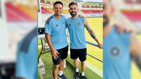 Rahul Dravid and Virat Kohli. (Photo: Virat Kohli Instagram)