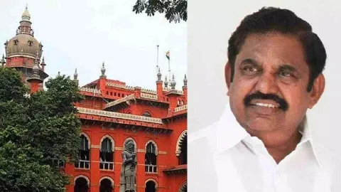 (L-R): Madras High Court; AIADMK general secretary Edappadi Palaniswami