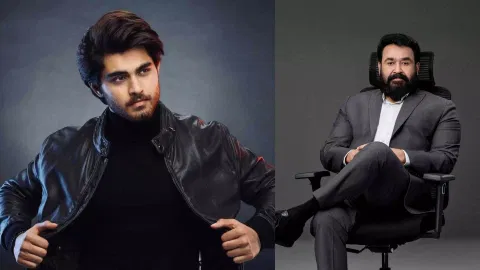 &nbsp;(L-R) Roshann Meka; Mohanlal