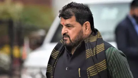 WFI chief Brij Bhushan Singh&nbsp;