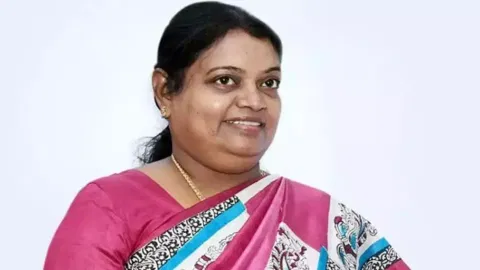 DMK north district secretary Geetha Jeevan