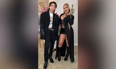Jungkook, Latto celebrate scoring first No. 1 on Hot 100 with 'Seven'