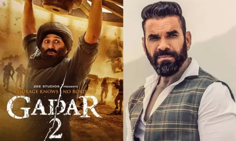 Poster of Gadar 2; Rohit Choudhary (IANS)