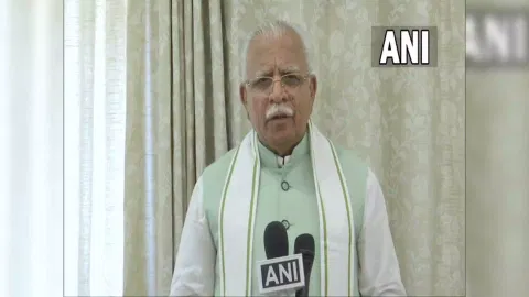 Haryana CM Manohar Lal Khattar (Photo/ANI)