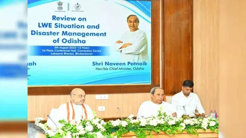 Amit Shah reviews disaster management, Left Wing Extremism (Photo/ANI)