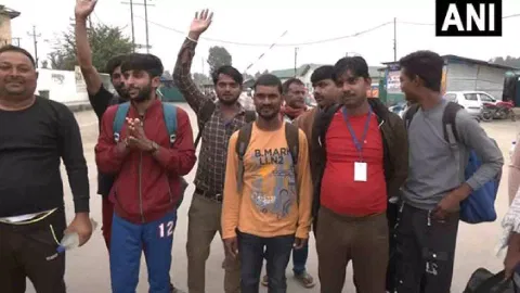 Visuals of the pilgrims from the spot (Photo/ANI)