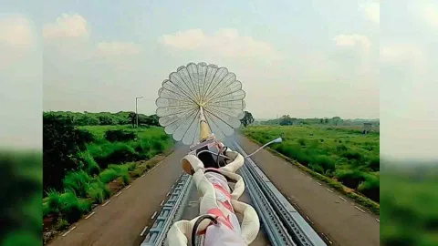 Drogue Parachute Deployment Tests (Photo/ISRO)