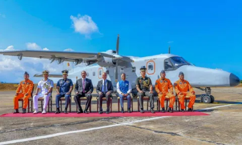 Sri Lanka thanked India for helping to protect the island nation’s airspace (Photo: IANS)&nbsp;
