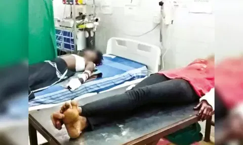 Victims at the Tirunelveli government hospital