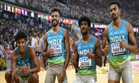 Muhammed Anas, Amoj Jacob, Muhammed Ajmal, Rajesh Ramesh (ANI)