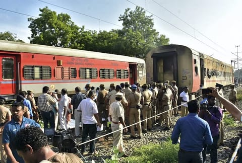 Visuals from the spot (PTI)