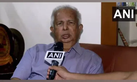 Former ISRO Chairman G Madhavan Nair (ANI)