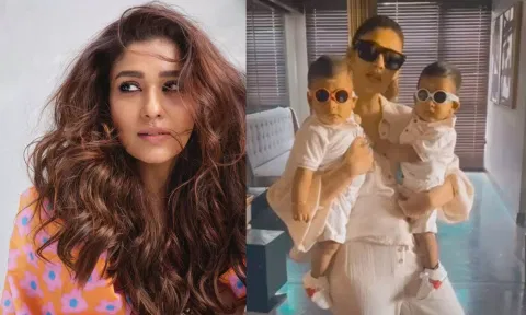 Nayanthara with her kids (Instagram/nayanthara)