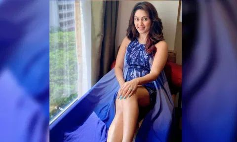 &nbsp;Actress Manjari Fadnnis (Photo:IANS)
