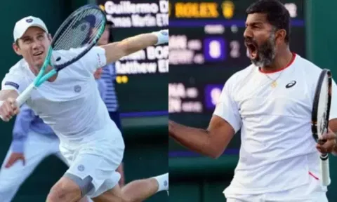 &nbsp;Matthew Ebden and Rohan Bopanna (Photo: IANS)
https://www.dtnext.in/news/sports/wimbledon-rohan-bopanna-matthew-ebden-advance-to-second-round-723037
