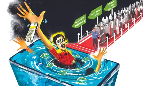 Job Scam (Illustration: Saai)