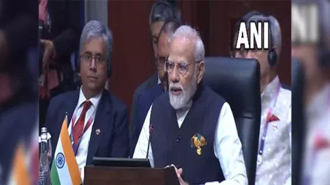 PM Modi addresses 20th ASEAN-India Summit (Photo/ANI)