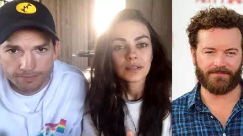 &nbsp;Actors and star couple Ashton Kutcher and Mila Kunis&nbsp;