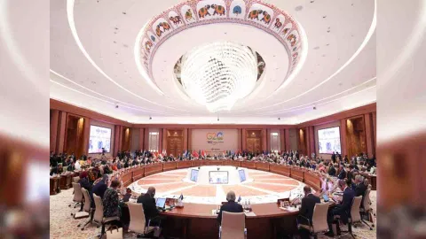 G20 leaders at the Summit venue (Image: X/Narendra Modi)