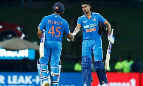 &nbsp;Rohit Sharma and Shubman Gill