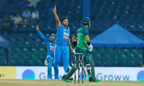 Visuals from the match