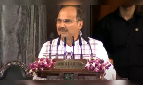 Leader of Congress in Lok Sabha Adhir Ranjan Chowdhury (Photo: IANS)