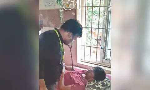 Sick youth being treated at Namakkal Hospital