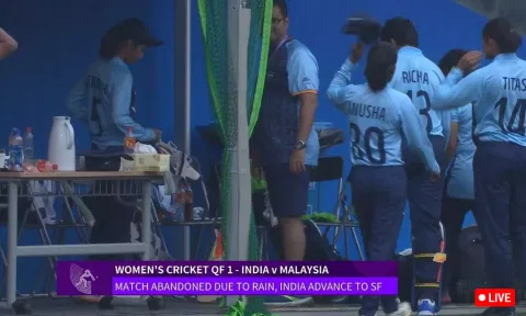 Match abandoned due to rain&nbsp;&nbsp;