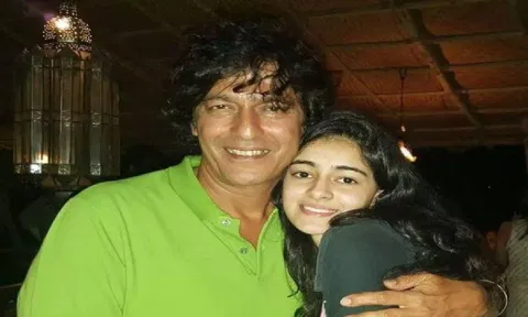 Chunky Panday with Ananya Panday (ANI)