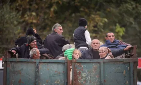 Ethnic Armenians. Reuters