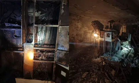 The fire was brought under control within an hour. (ANI)