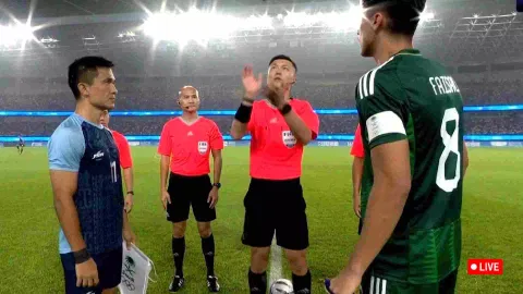 India vs Saudi Arabia Round of 16 (Screengrab)