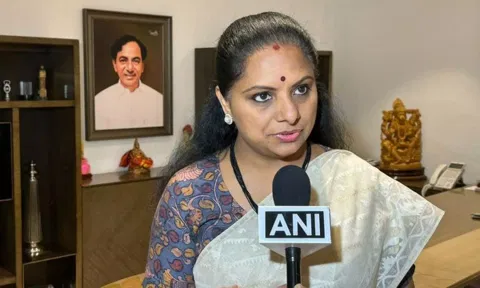 BRS MLC K Kavitha (ANI)