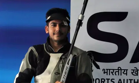 &nbsp;Indian shooter Aishwary Pratap Singh Tomar