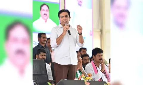 &nbsp;K T Rama Rao (IANS)