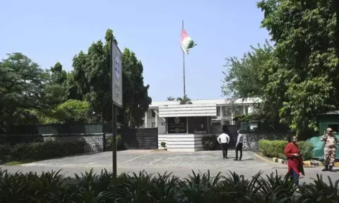 The Afghanistan Embassy in India (AP)
