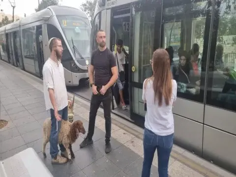 Israeli man seeking to sacrifice goat&nbsp;