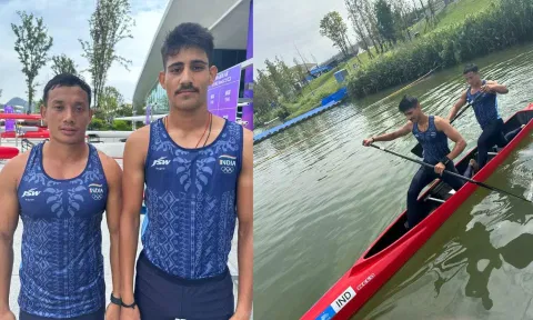 Arjun Singh and Sunil Singh Salam. (X/@SAI_Media)&nbsp;