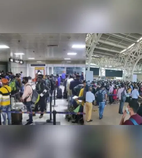 &nbsp;Passengers in Chennai airport