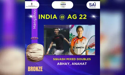 Anahat Singh and Abhay Singh (Image: Twitter/ SAI Media)