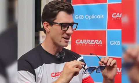 Pat Cummins at the promotional event on Thursday