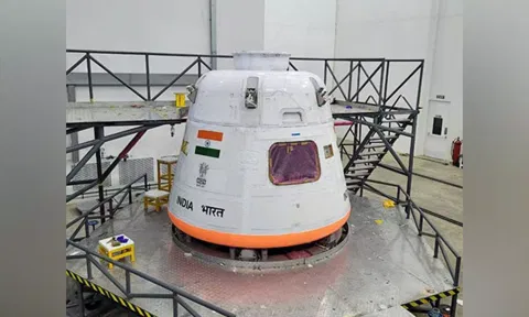 Preparations underway at ISRO, Bengaluru for unmanned flights tests. (Photo/ISRO Twitter)